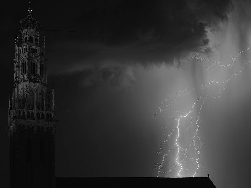 Über letzte Nacht S/W von Alex C.
