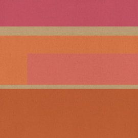 Abstrakte Formen in Terrakotta, Orange, Rosa von Dina Dankers
