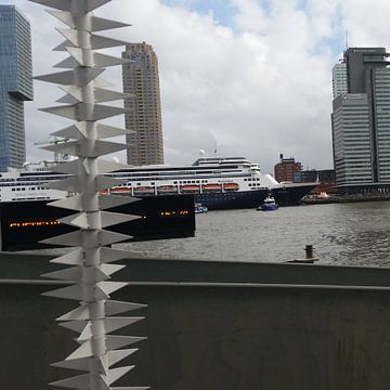 Cruise schip Rotterdam van Karen Boer-Gijsman