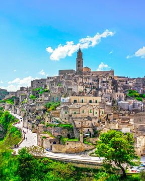 Vue des Sassi de Matera. Basilicate, Italie. sur Stefano Orazzini