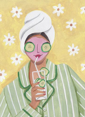 Vrouw Schoonheidssalon