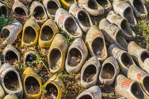 Collectie oude Hollandse klompen