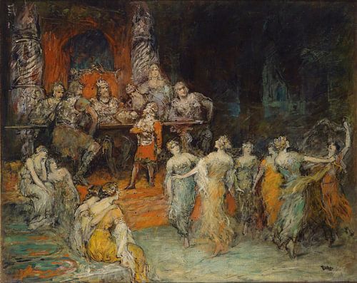 Ferdinand Leeke, dwergkoning Laurin aan het hof van Dietrich von Bern, 1923