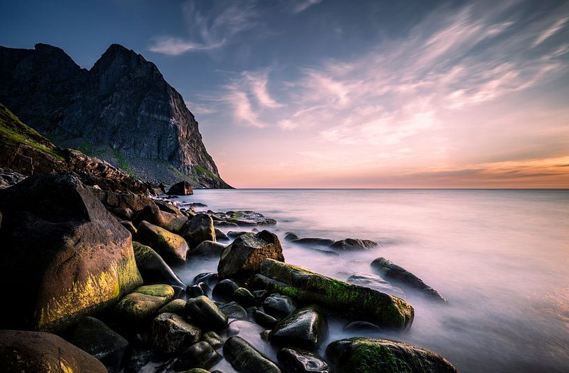 Sunset by the sea in Norway by Pitkovskiy Photography|ART