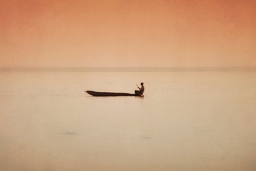 Visser op Lake Kariba