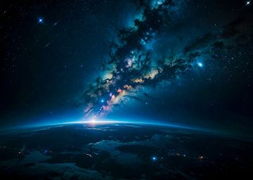 der Weltraum Milchstraße von jauhari picture graphic