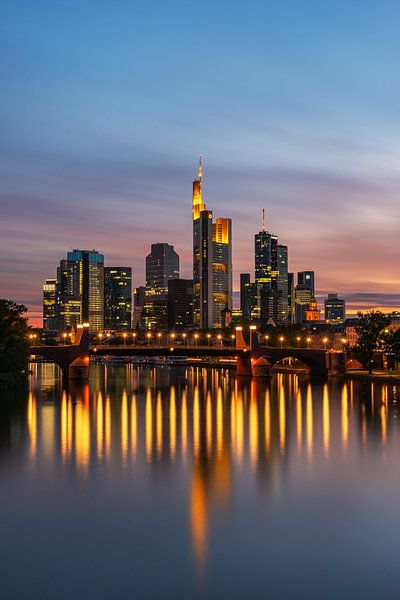 Frankfurt Skyline by Robin Oelschlegel