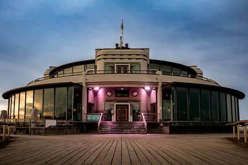 Das schöne Art-Déco-Gebäude De Belgium Pier in Blankenberge