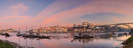 Panorama and sunrise in Porto, Portugal