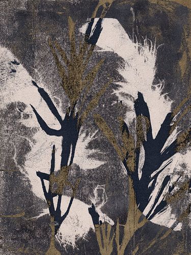 Botanische Wabi-Sabi in gelaagde neutralen