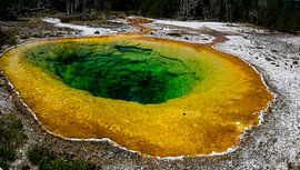 Chromatic pool Yellowstone national park by Kevin Pluk