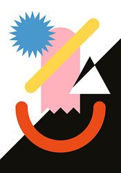 Abstract gezichtswerk