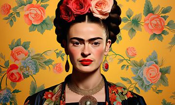 Frida Poster Kunstdruck von Niklas Maximilian