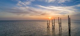 Sil Texel jetty Sunrise by Richard Heerschap Fotografie