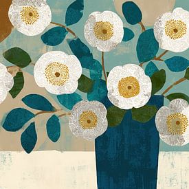 Bright Blooms in Pots by Flower Studio