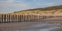 Brise-lames de la plage de Zeeland 1 par John Ouwens Aperçu