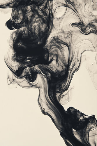 Mouvement fluide – Art abstrait moderne sur Bianca ter Riet