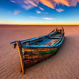 Rudern in der Wüste von Renato Daub