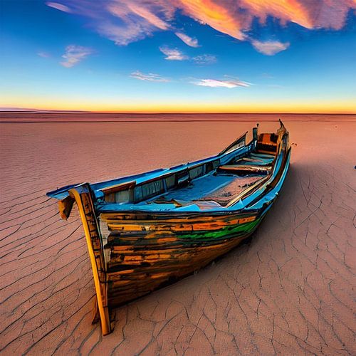 Rowing in the desert