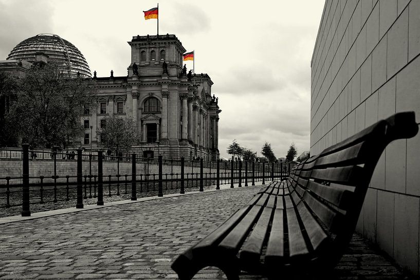 Rijksdag Berlijn - zetel van de Duitse Bondsdag van Frank Herrmann