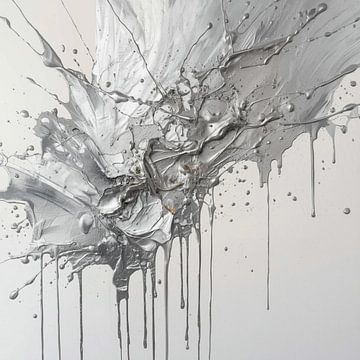 Silberne Passionstropfen-Malerei von ComfortQ