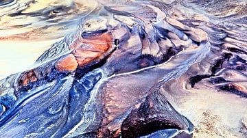 A bird's eye view of the Andes mixed media