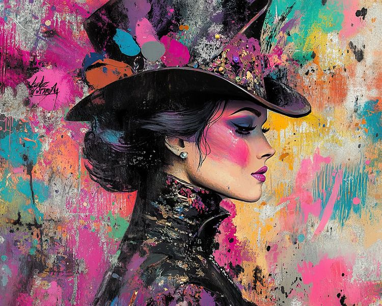 Vivid Silhouette Dream by Eye catching paintings