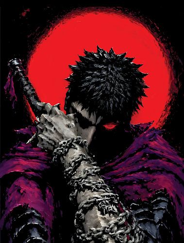 Anime Warrior: Rode Maan-zwaard – Hug Art