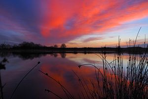 Sunrise over Duurswouderheide by Wilco Berga