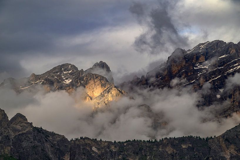 Gruppo del Cristallo mountains in the Dolomites by Sjoerd van der Wal Photography