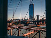 Upper Manhattan from the Brooklyn Bridge | NYC