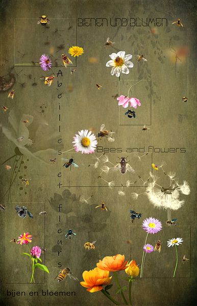Bienen und Blumen von Carla van Zomeren