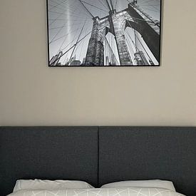 Customer photo: Brooklyn Bridge and One World Trade Center by Thea.Photo, as poster