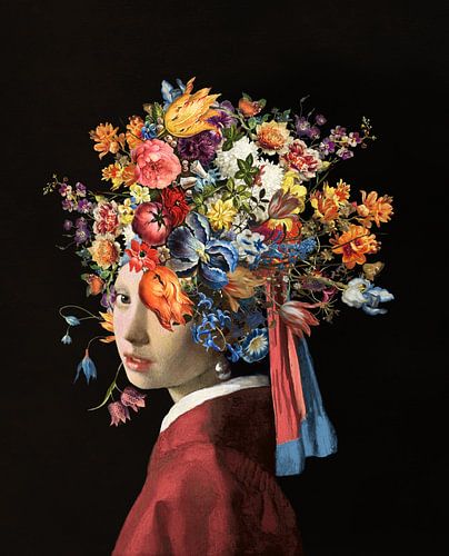 Meisje met de Parel - 2022 Flowered Edition