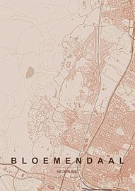 Map of Bloemendaal by Stef van Campen