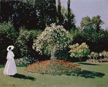 Vrouw in de tuin, Sainte-Adresse, Claude Monet