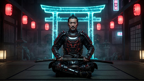 Japan, Cyberpunk Samurai