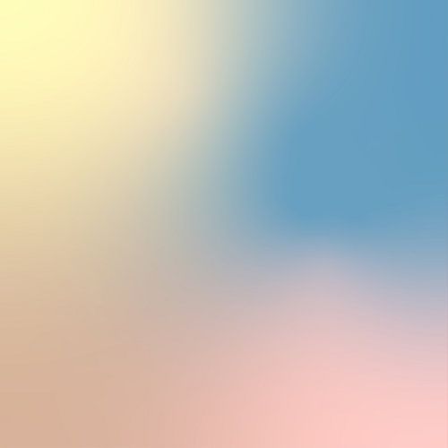 Retro jaren 70 neonkunst. Abstract kleurverloop in blauw, roze, champagne