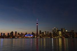 Toronto in de avond von Francesco Faes