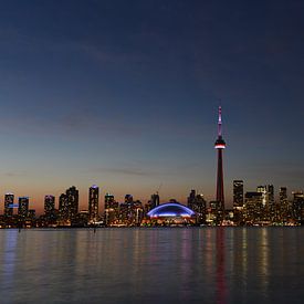Toronto in de avond van Francesco Faes