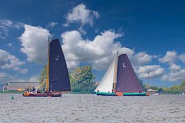 Skûtsje sailing races in Friesland. by Brian Morgan