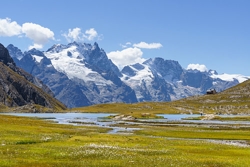 Berghut Refuge du Goléon in de Franse Alpen