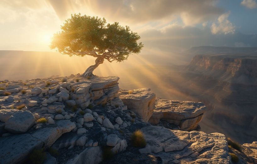 Mystisches Licht von fernlichtsicht