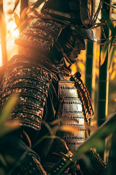 Samurai in the sunlight - nature shot by Poster Art Shop