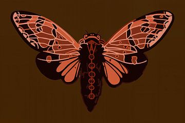 Cicada Brown by Jansje Kamphuis