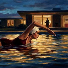 Nachtzwemmer door Modern House van Jan Keteleer