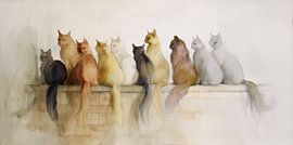Die Katzenwand Nr. 5 von Studio BB