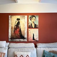 Photo de nos clients: Dans l'ombre du futur II par Bianca ter Riet, sur toile