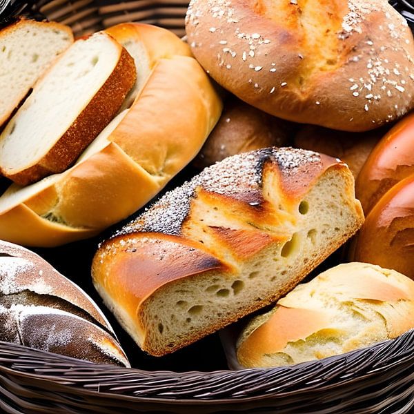 Das Brotkörbchen - ein Küchenbild von Heike Hultsch