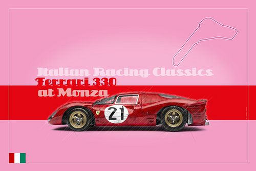 Ferrari 330 in Monza, Italië